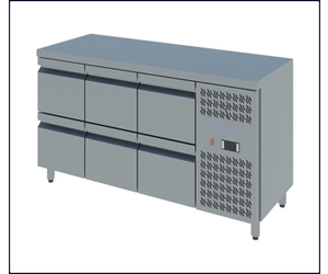 Counter Freezers with Drawers