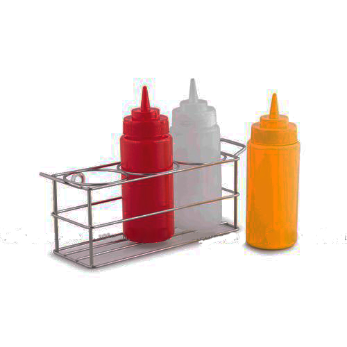 Stainless Steel Sauce Bottle Rack, 3 Holders, Grydle & Sync